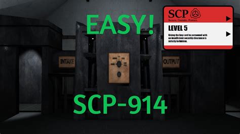 scp containment breach 914